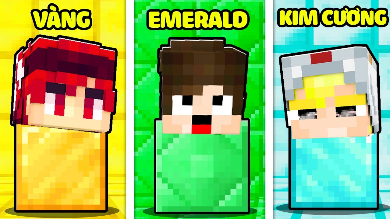 Tôi chơi Trốn Tìm Khoáng Sản trong Minecraft