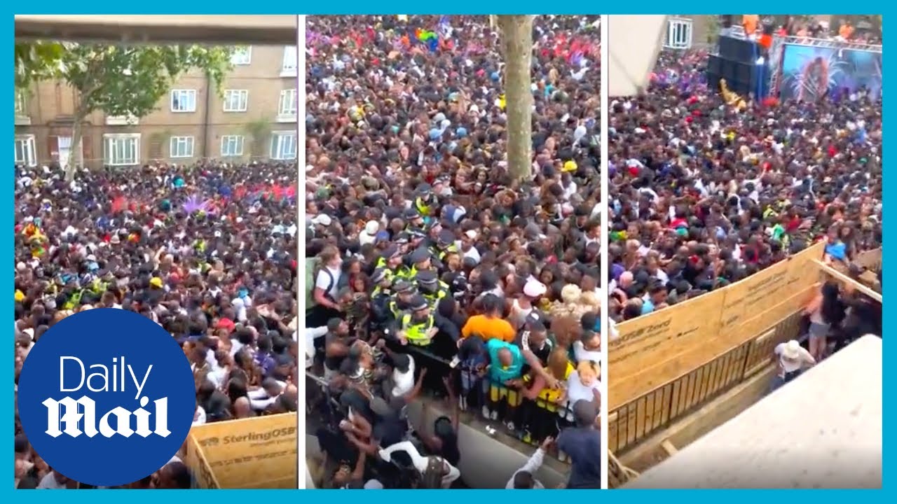 Notting Hill Carnival chaos: Crowd on brink of crush as thousands pack into street