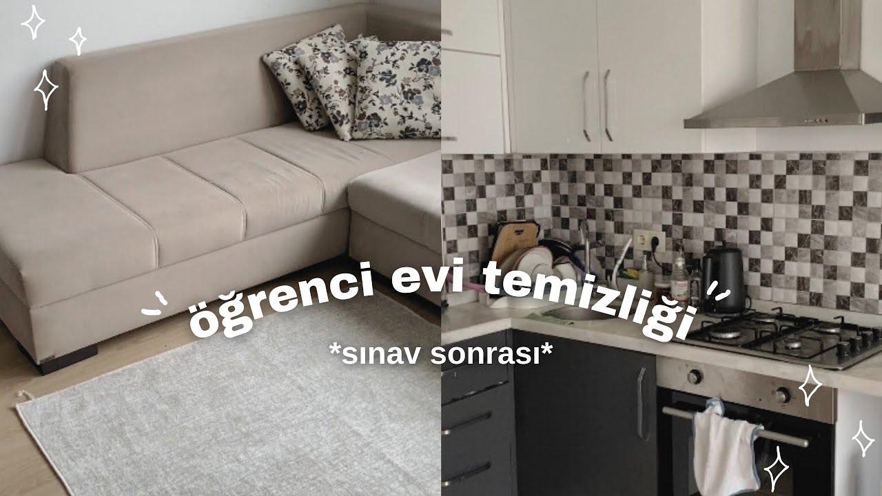 SINAV HAFTASINDAN SONRA AŞIRI DAĞILMIŞ ÖĞRENCİ EVİ TEMİZLİĞİ…