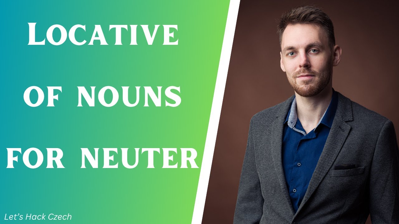 Locative of nouns for neuter in Czech