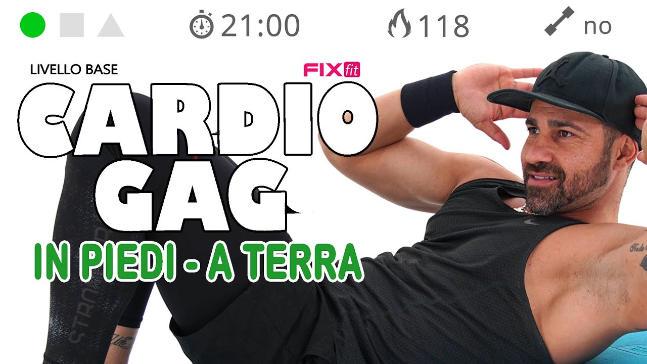 Cardio GAG! Allenamento Per Gambe, Addominali e Glutei Per Principianti