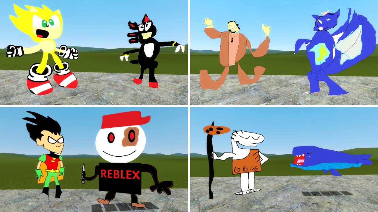 NEW 2D SANIC CLONE MEMES NEXTBOT THAT DON'T HAVE A 3D PART 3