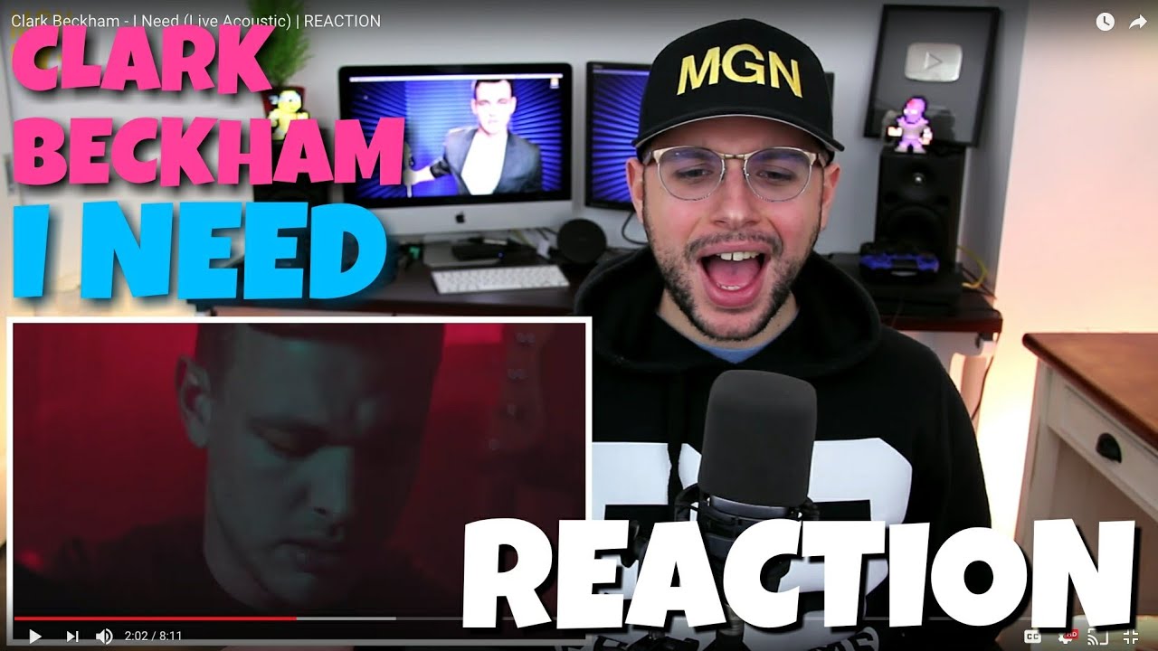 Clark Beckham - I Need (Live Acoustic) | REACTION