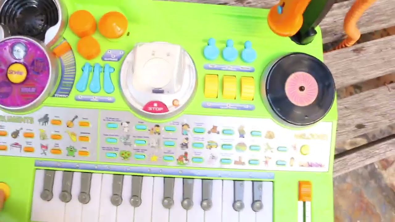 vTech Kidistar DJ Mixer and KidiJamz DJ Music Studio Piano Keyboard DOUBLE DESTRUCTION (Part 2)