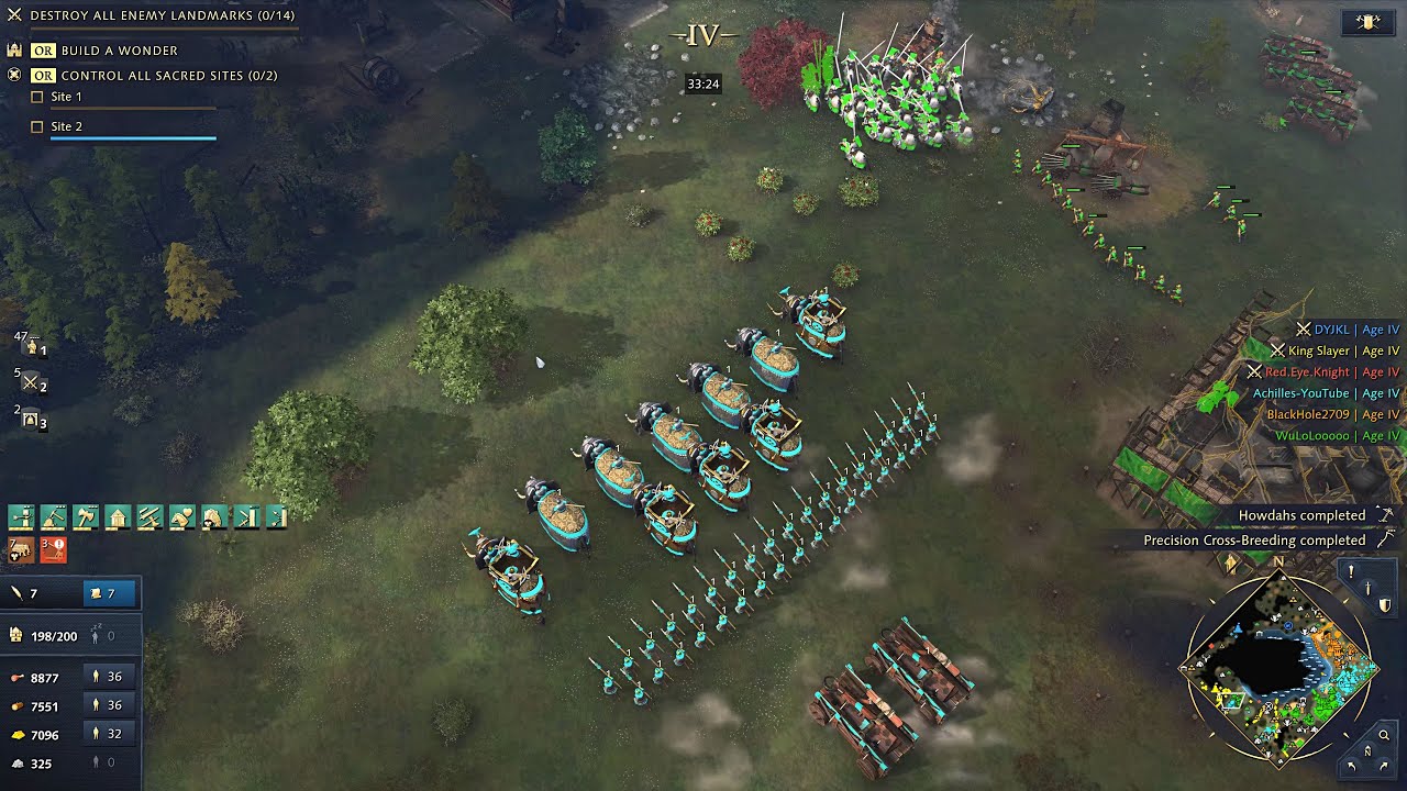 Age of Empires IV Gameplay - 3vs3 Multiplayer - No Commentary