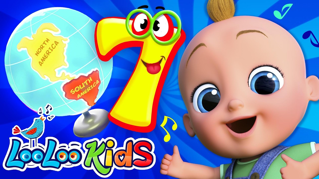🌍 Seven Continents | Non-Stop Fun with LooLoo Kids | The Ultimate Geography Song Collection 🌈