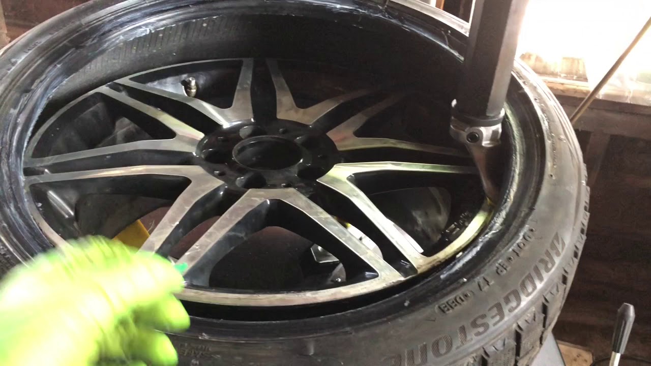 Mounting Low Profile Tire Machine Pt.2. Mounting