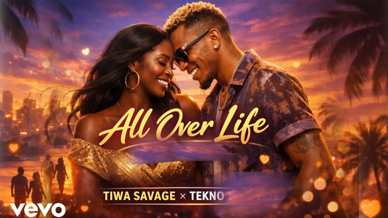 Tiwa Savage x Tekno–All Over Life/ (Offical lyrics video)