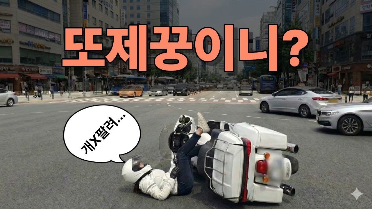 당신이 바이크를 세울 수 없는 이유 #바이크 #바이크성지 #오토바이 #오토바이사고