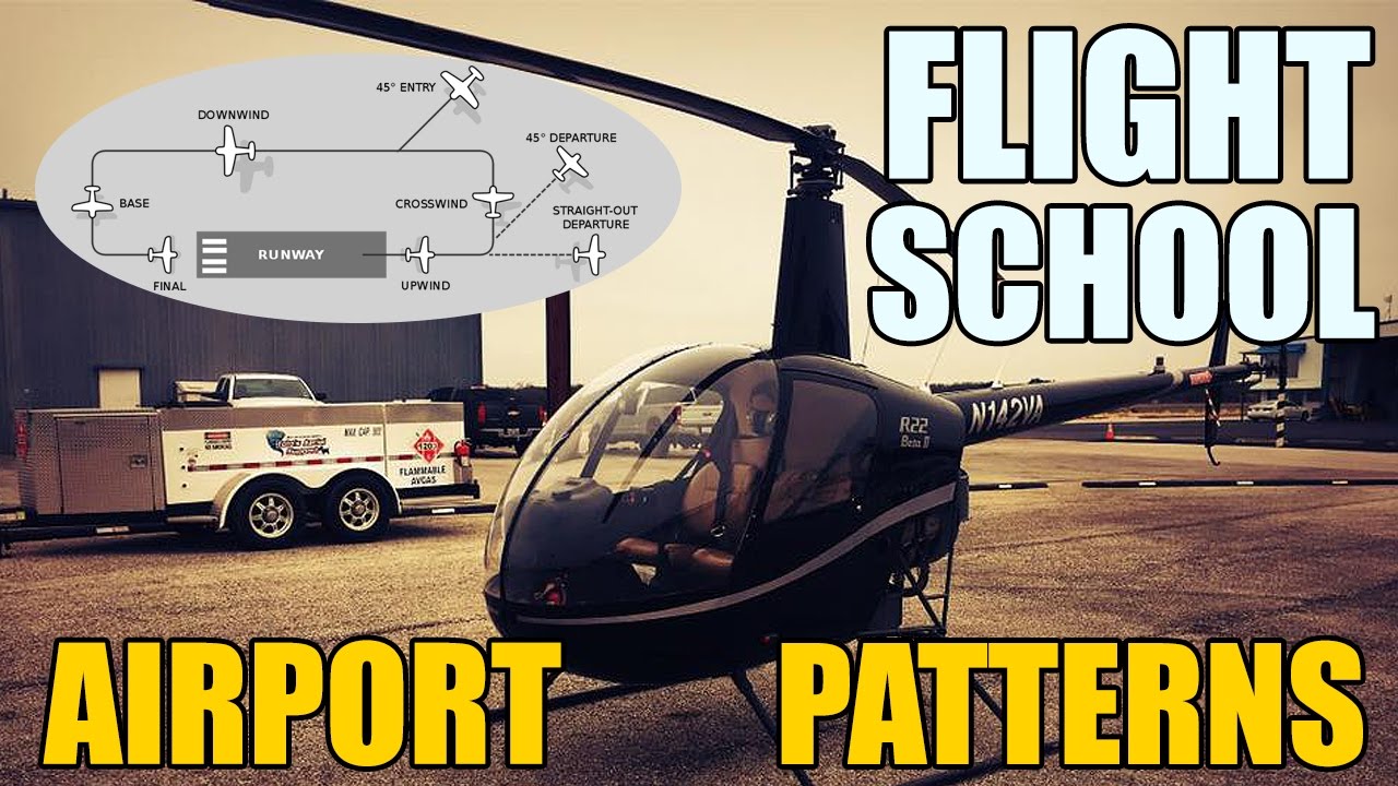 Helicopter Flight School - Airport Patterns