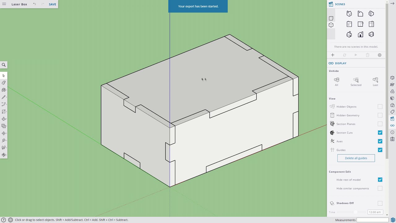 Sketchup to DXF