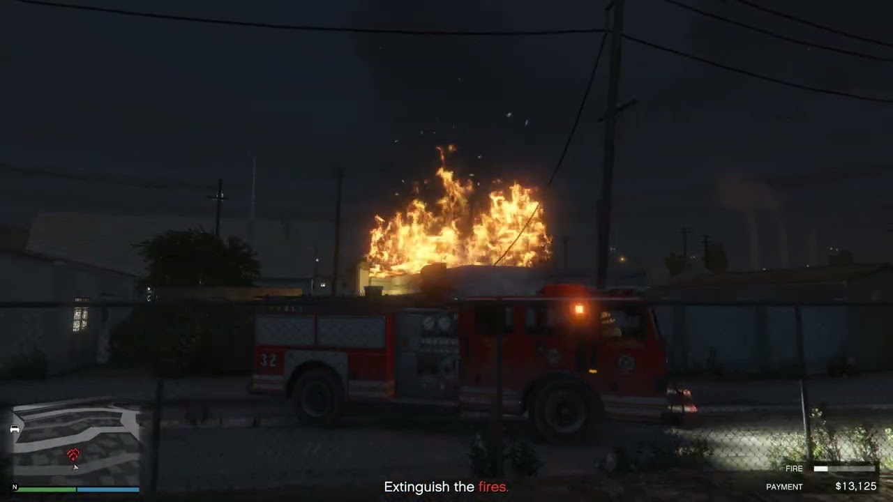 A new job in GTA5: Fireman