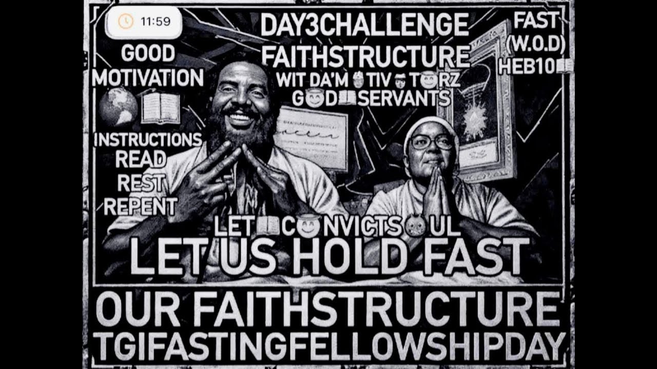 Let us hold #FAST(W.O.D)our #FAITHSTRUCTURE #TGIFastingFellowShipDay #1AccordFOS #wearwhitecleanse