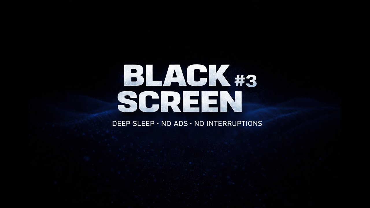 Black Screen Sleep #3 • 432 Hz + 528 Hz Waves | Calm the Nervous System • No Ads • No Interruptions