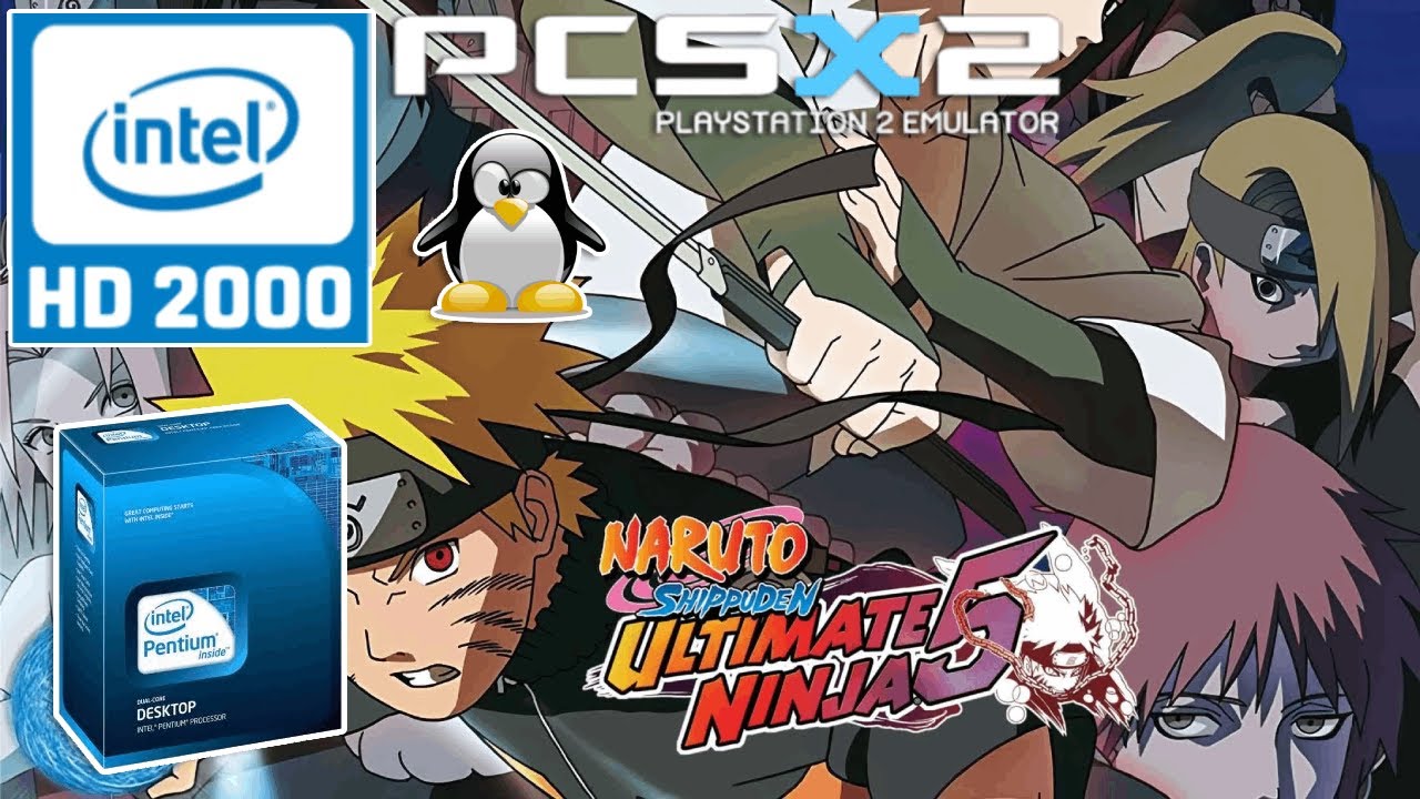 Naruto Shippuden: Ultimate Ninja 5 - Pentium G620 + Intel HD Graphics 2000 [CachyOS Linux - PCSX2]