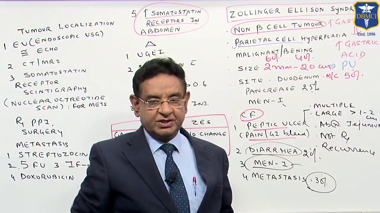 Dr Bhatia Discussing on Zollinger Ellison Syndrome in #LastMinuteRevisionPointDiscussionSeries