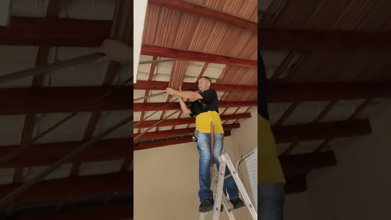 como fazer forro pvc entre as madeiras cor jatoba