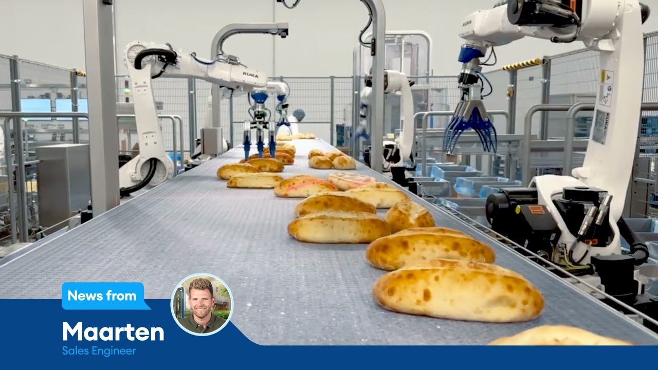 NIVERPLAST | BAKERY | ROBOT PICK & PLACE OF ARITSAN BREAD