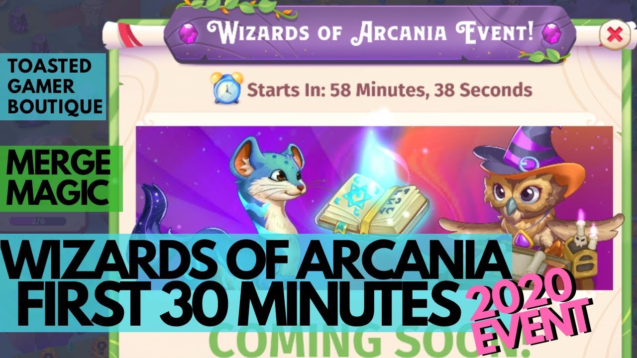 Merge Magic Wizards Of Arcania 2020 Event &bull; First 30 Minutes Strategy Tips ☆☆☆