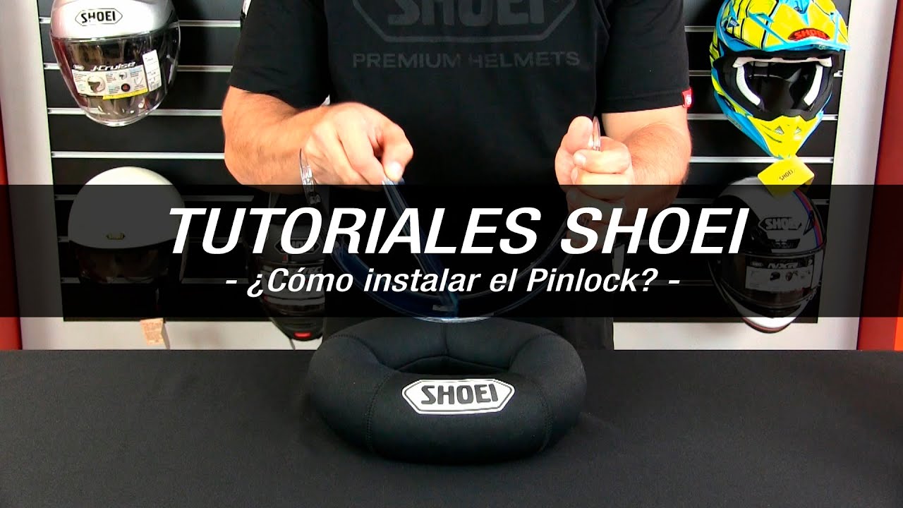 Tutoriales Shoei / Instalacion Pinlock
