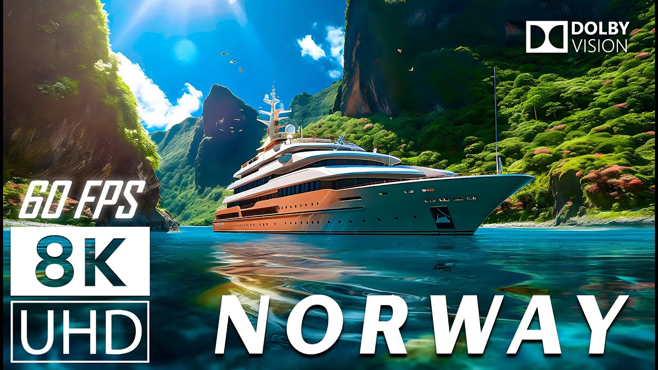NORWAY - Scenic Relaxation Film With Inspiring Cinematic Music - 8K (60fps) Video HD