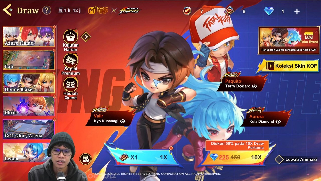 Nyobain Gacha KOF Magic Chess GoGo | Aslinya Se-Wangi Apa Sih Drop Rate-nya? #magicchessgogo #mcgg