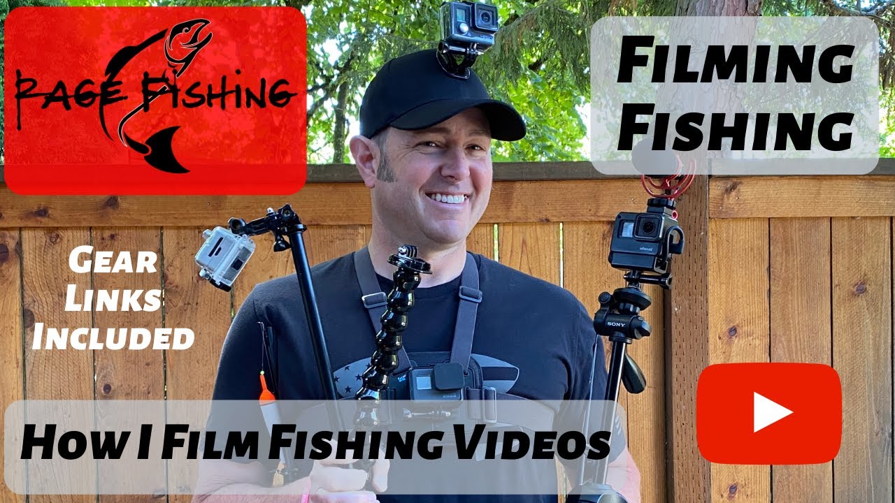 FILMING FISHING - How to make fishing videos using GoPro cameras and mounting systems. Gear Links!