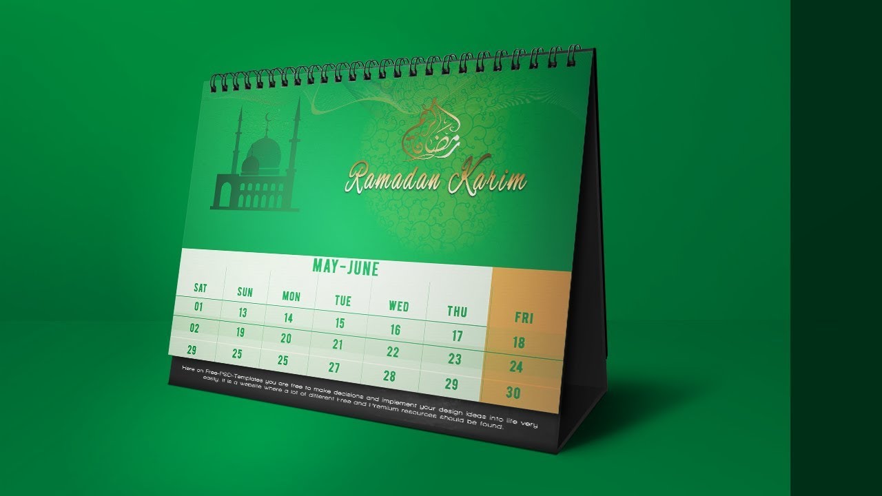 How to Make Ramadan Calendar -Photoshop Tutorial