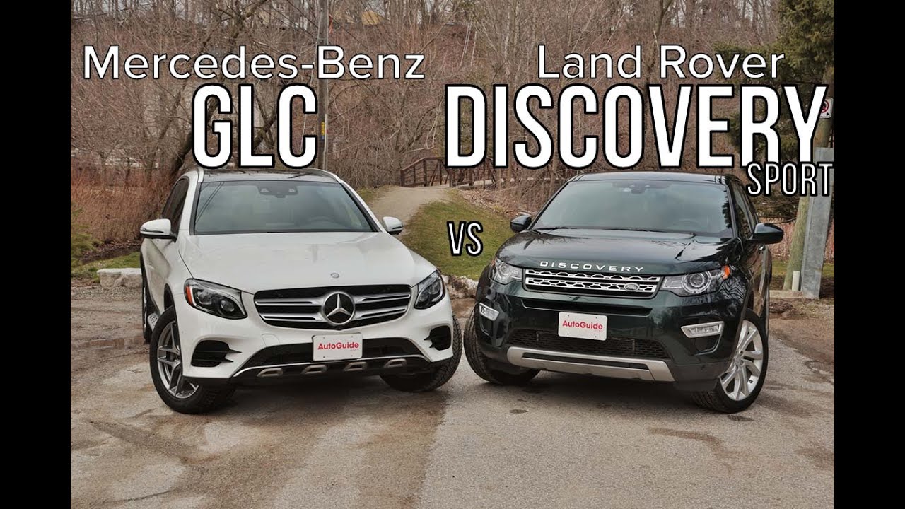 Mercedes-Benz GLC 300 2016 года против Land Rover Discovery Sport 2016 года