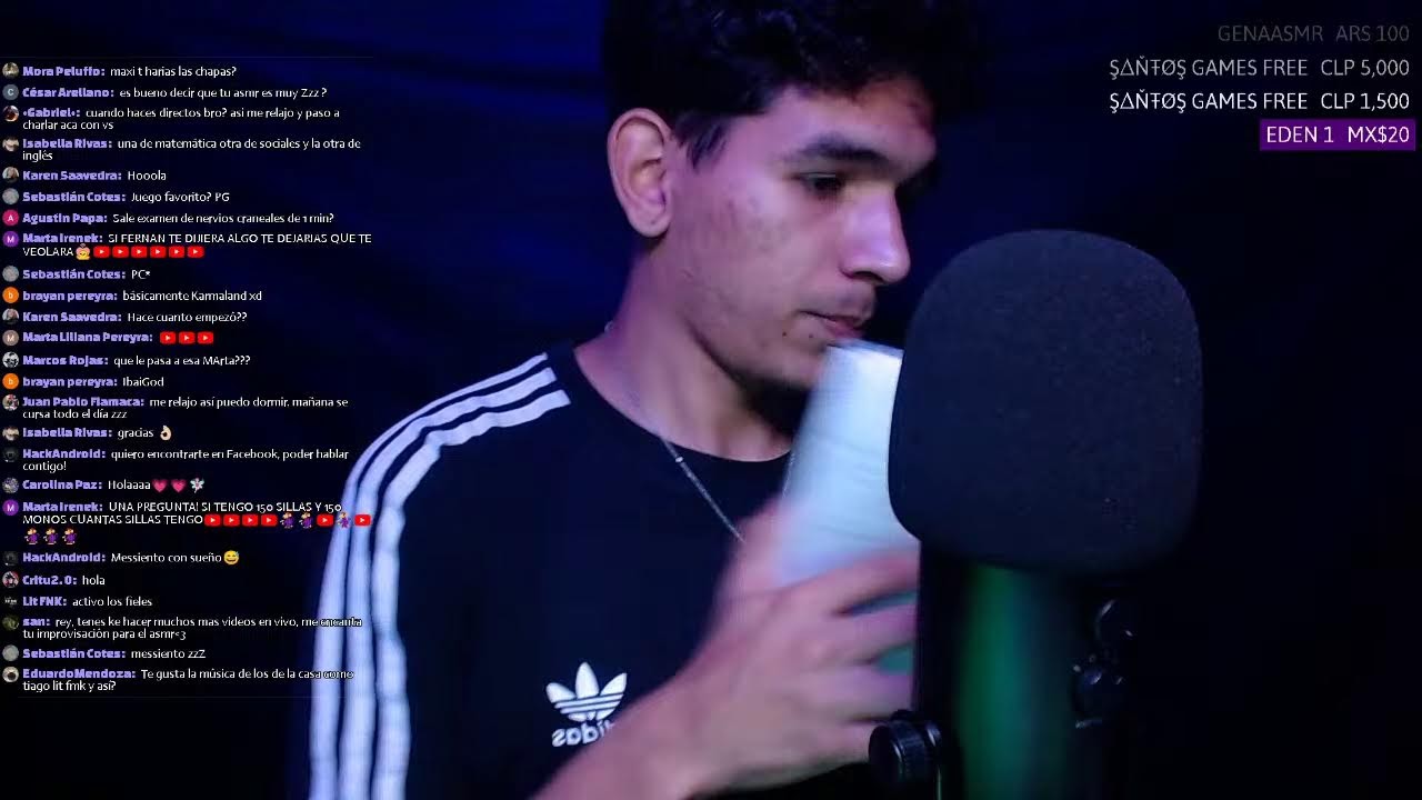 ASMR rápido SIN EDITAR en vivo SIN ANUNCIOS| MOUTH SONDS, HANDS SOUNDS Y MÁS..