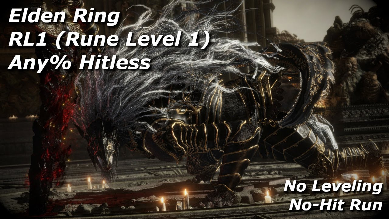 Elden Ring, RL1 Any% Hitless - Elden Ring