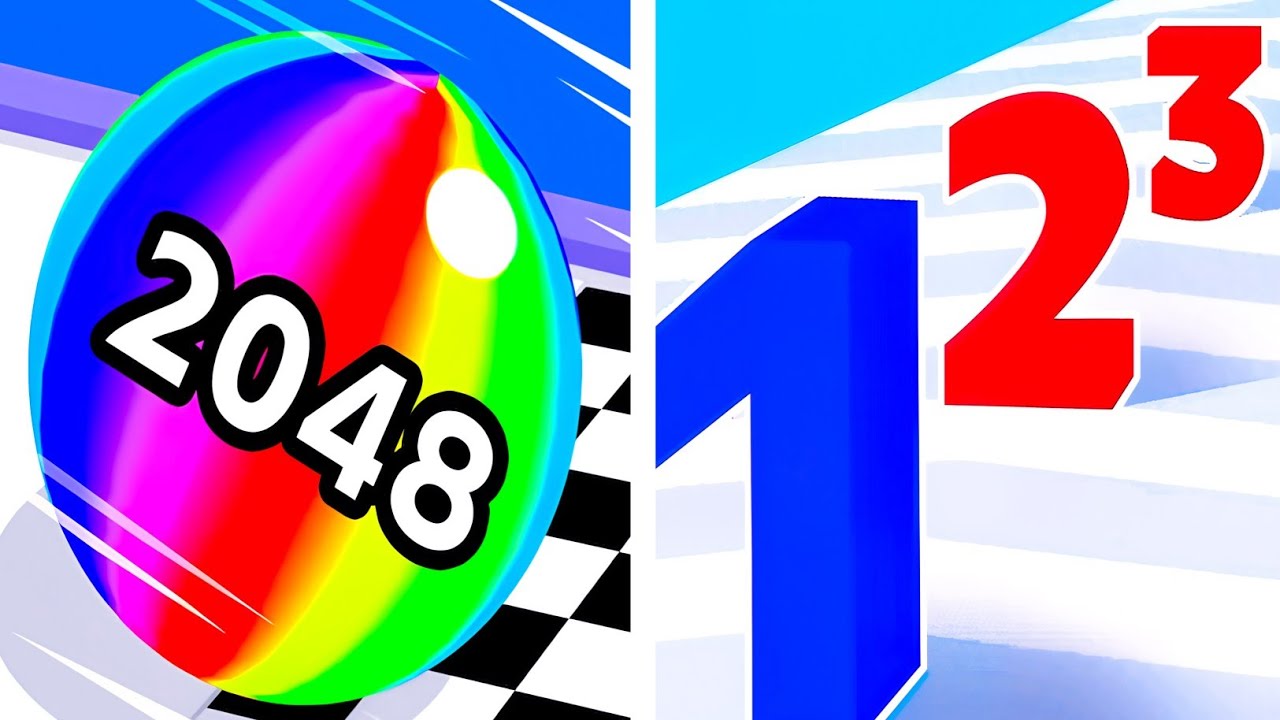 Ball Run 2048 Vs Number Master  Max All Level Android iOS Gameplay