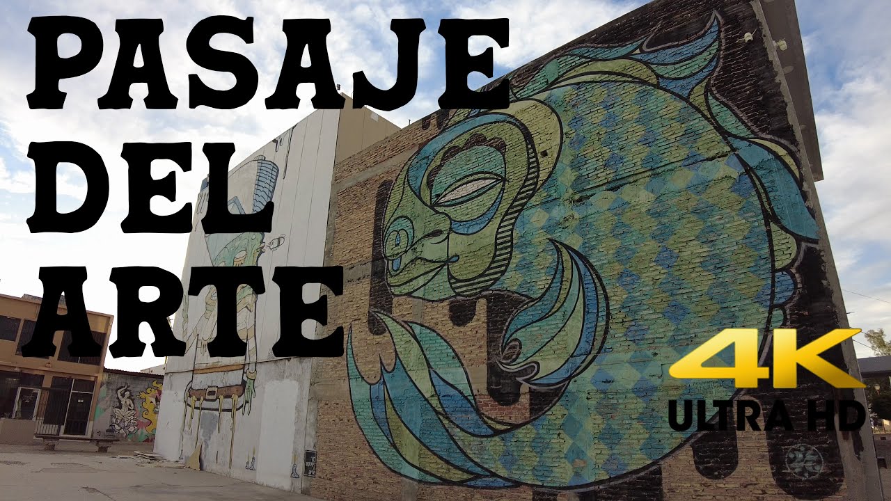 Mexicali | Pasaje del Arte 2023 | Street Art Walking Tour 4K