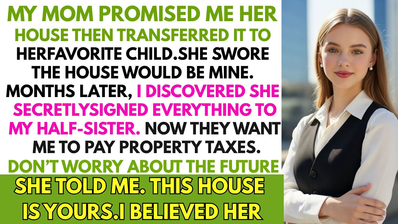 My mom promised me her house — then transferred it to her favorite child.She swore the house would