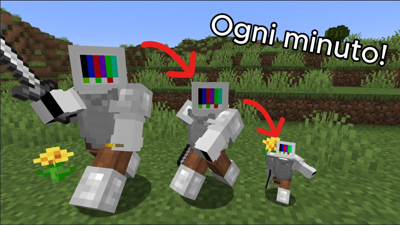 Minecraft ma ogni minuto divento più piccolo!