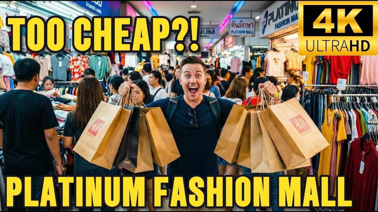 [4K HDR] This Mall Is CRAZY Cheap 😳  Platinum Fashion Mall Bangkok