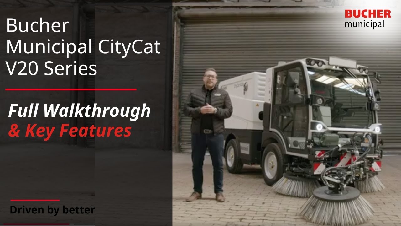 Bucher Municipal CityCat V20 Series | Full Walkthrough & Key Features