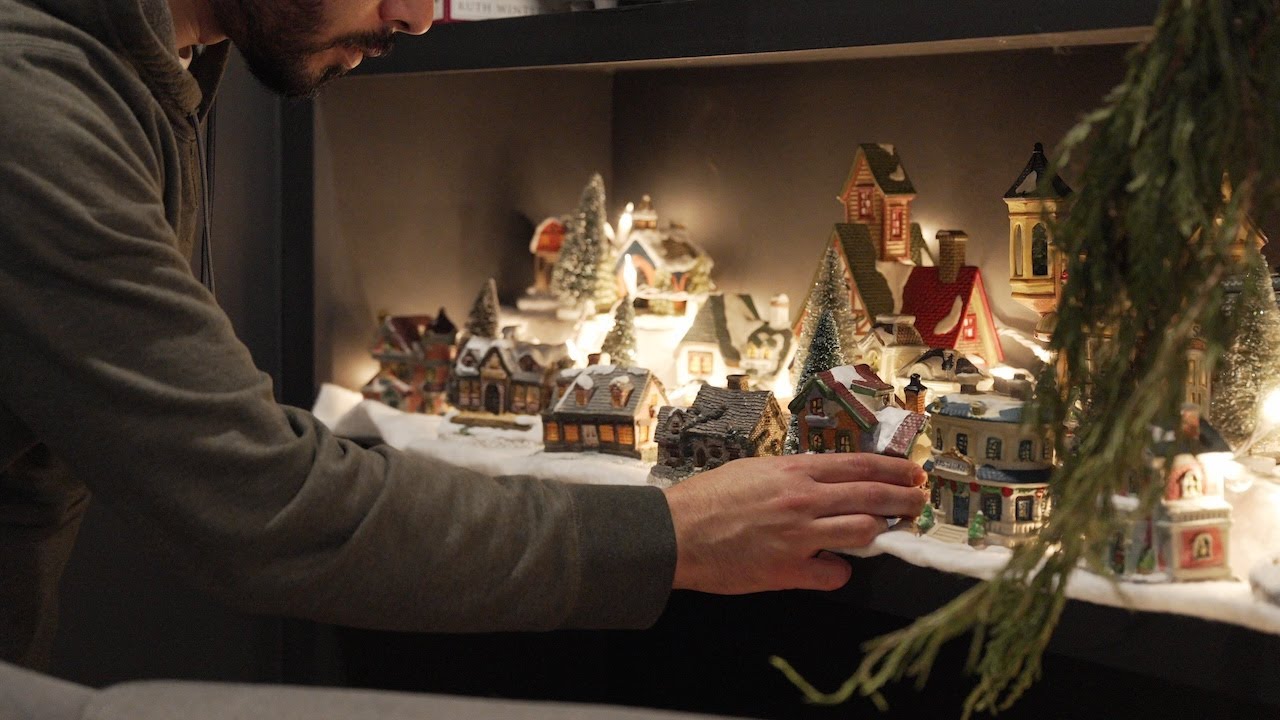 #15 December vlog | Adding a Vintage Christmas Village to Our Home