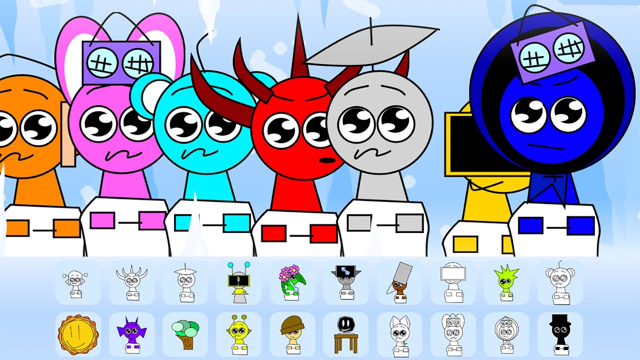 Incredibox Sprunki Cool as ice sprunki babies (All Characters Together)