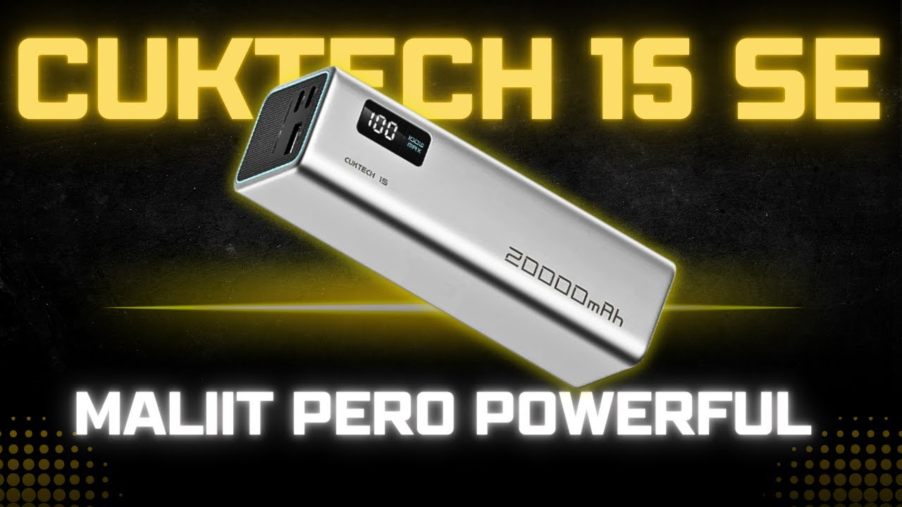 CUKTECH 15 SE  : ISA NANAMAN MAGANDANG POWERBANK!