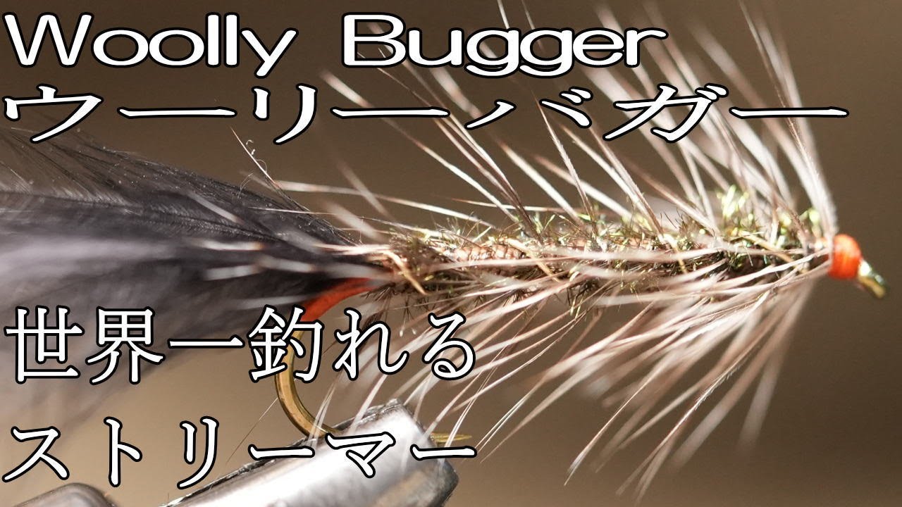 Woolly Bugger / ウーリーバガー Fly Tying  フライタイイング 世界一釣れるストリーマー