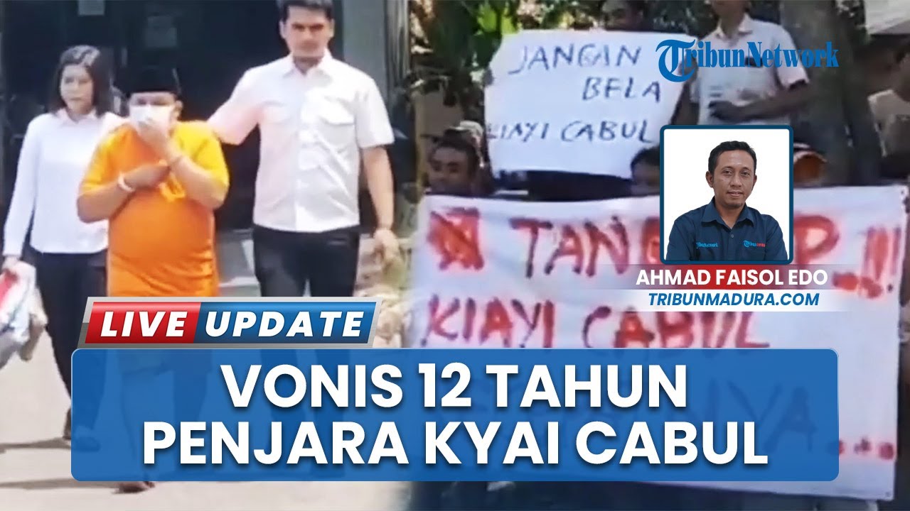Cabuli Santri di Bawah Umur, Pengasuh Pondok Pesantren di Bangkalan Divonis 12 Tahun Penjara