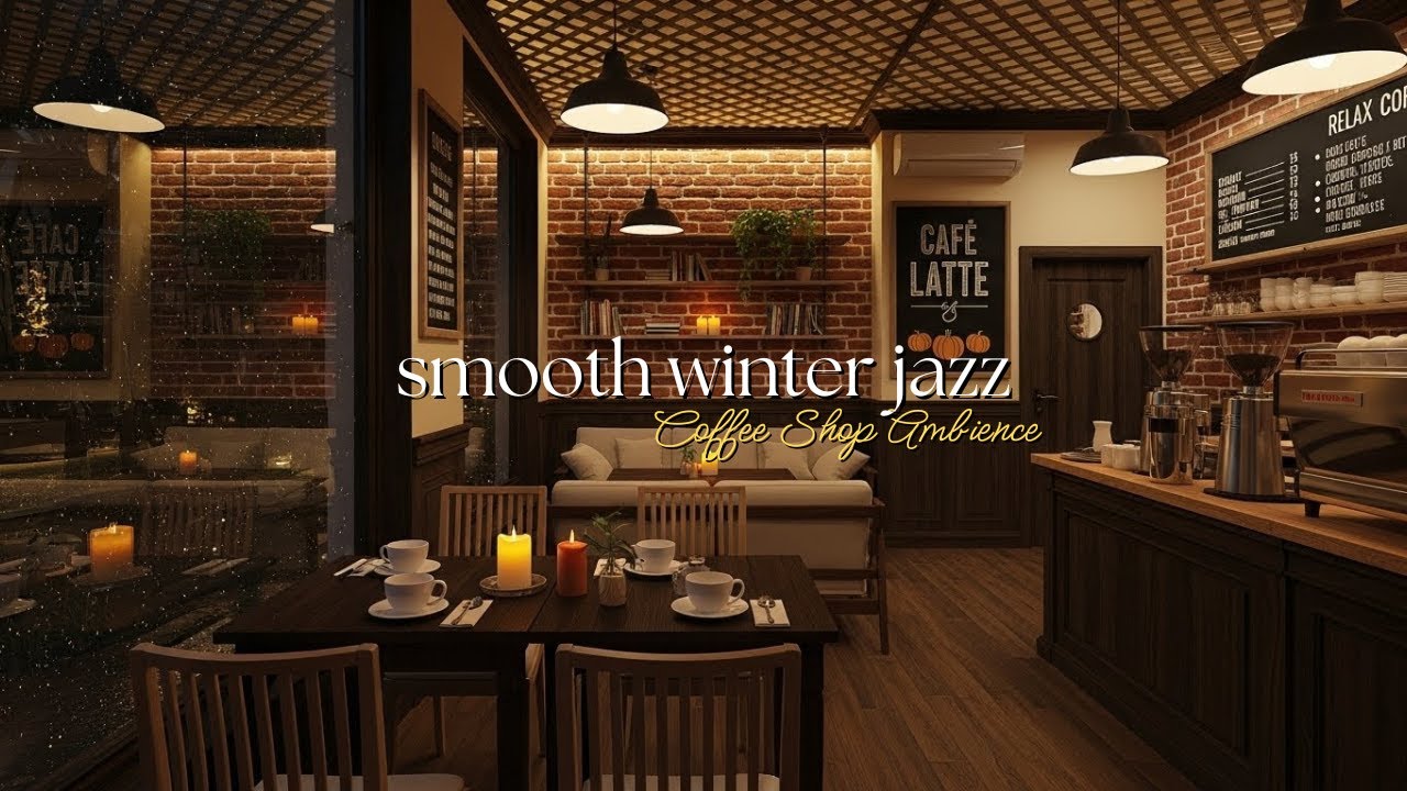 WINTER JAZZ WORK MUSIC | PRODUCTIVE JAZZ FOR COLD DAYS | BACKGROUND SOUND ❄️💼