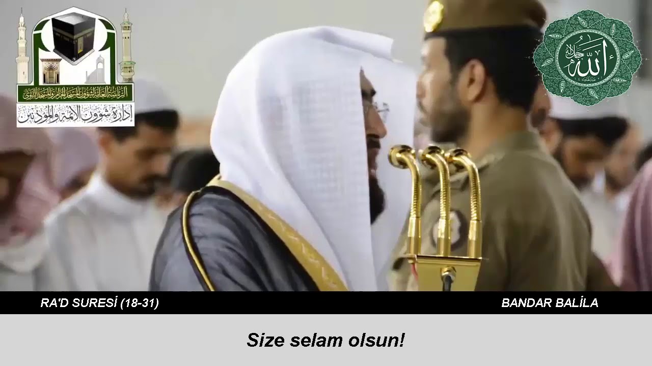 BANDAR BALİLA - RA'D SURESİ (18-31)