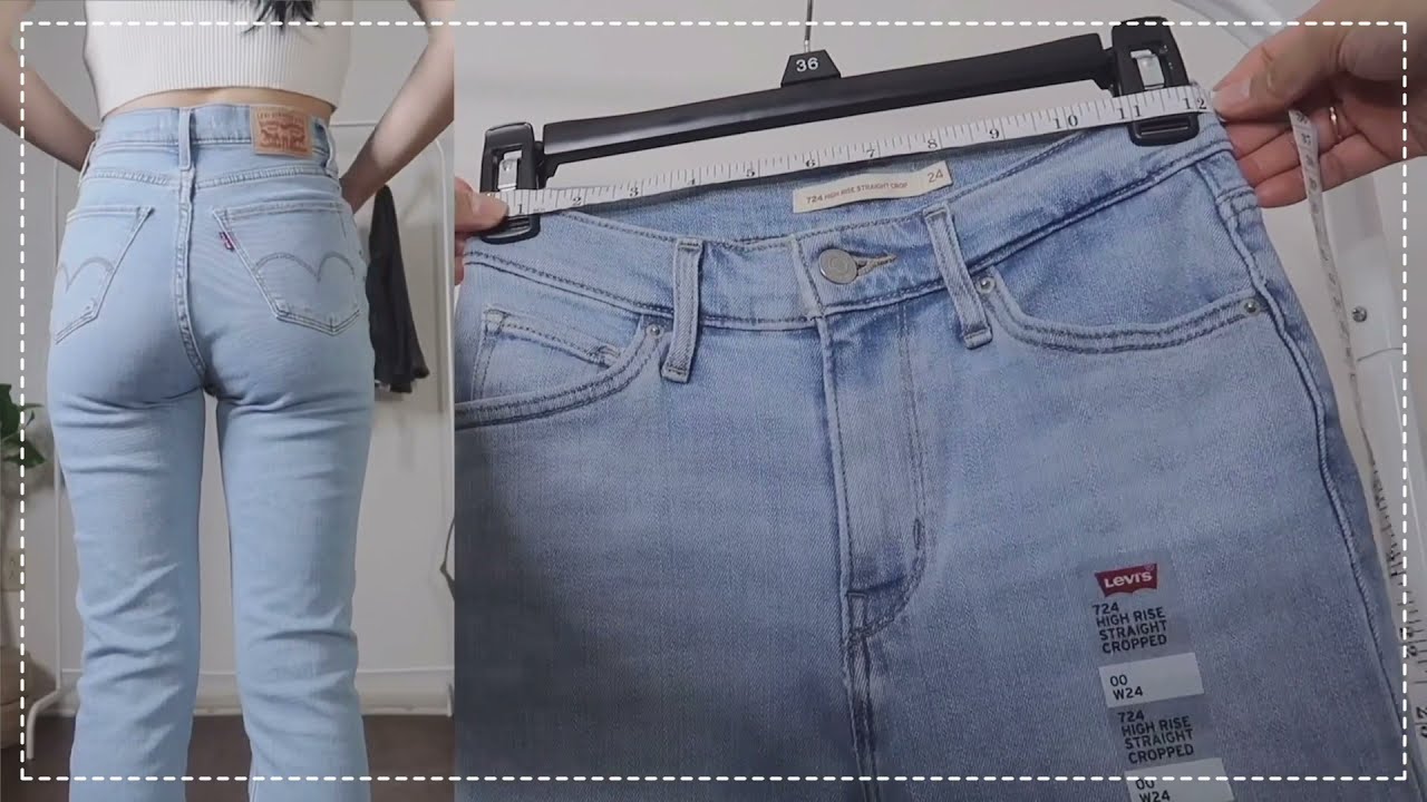 LEVIS JEANS vs PETITE SIZE | 5'0 and size 0 (wedgie, ribcage, straight jeans)