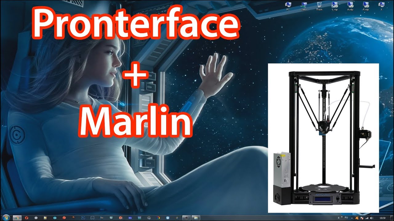 Pronterface to Marlin connection issue solution / Решение проблемы связи Pronterface и Marlin