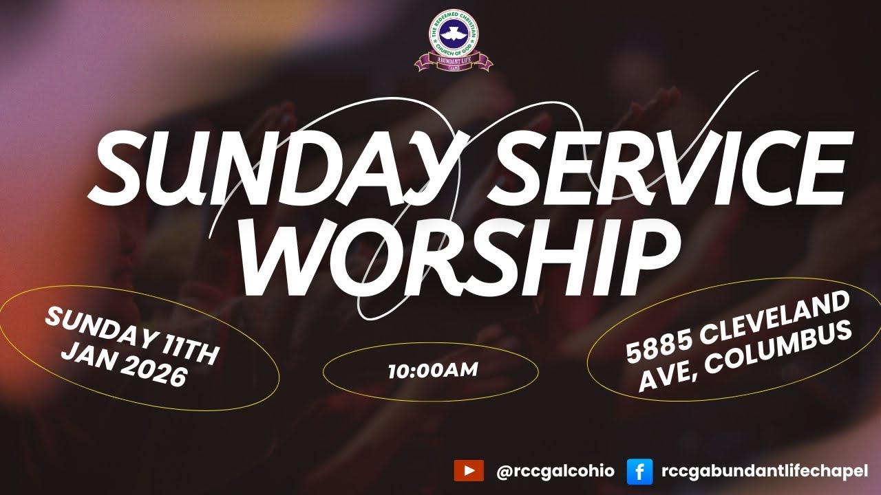 RCCG ALC || SUNDAY WORSHIP SERVICE || JANUARY 11TH, 2026