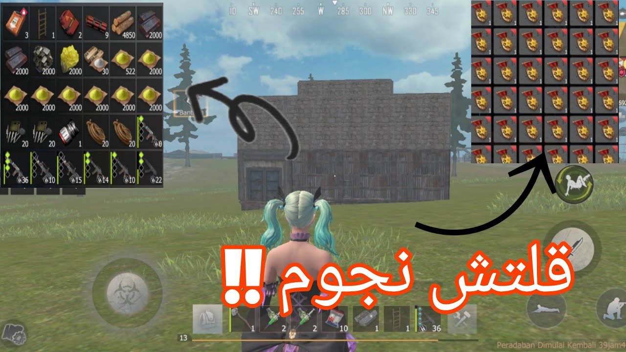السيطرة في السيرفر و عمل قلتش النجوم ولكن النهاية!last lsland of survival lite