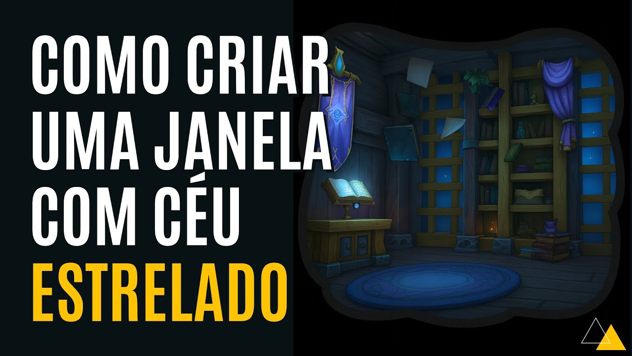 World of Warcraft - Janela com Céu estrelado no HOUSING
