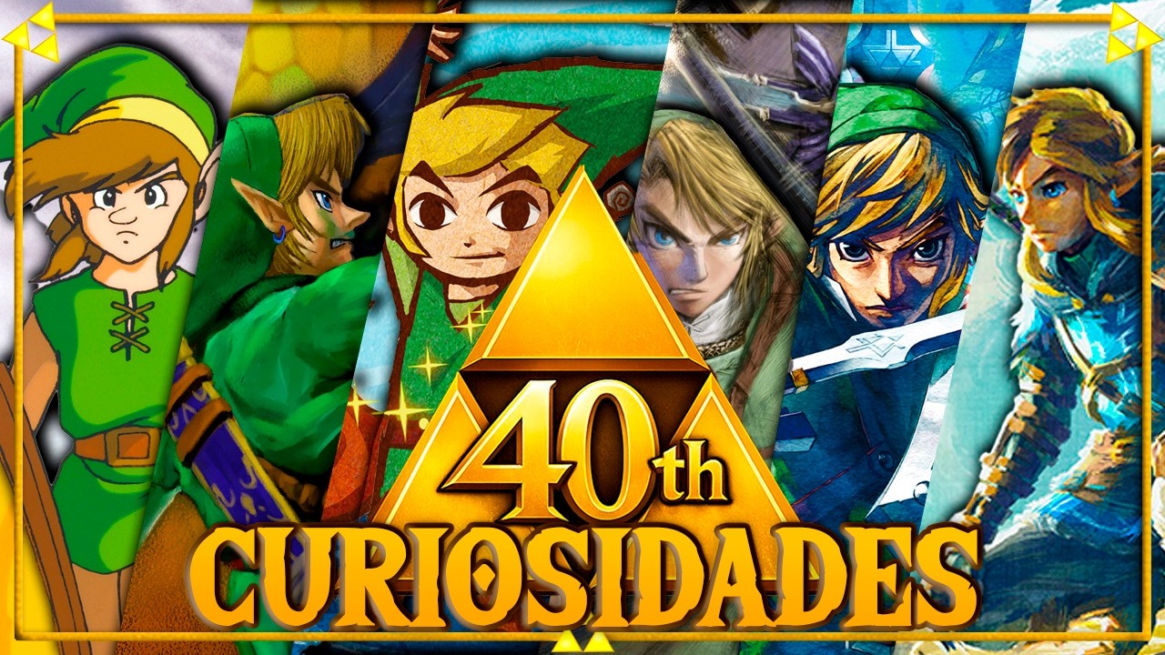 40 CURIOSIDADES ESPECIALES de THE LEGEND OF ZELDA - Especial 40 aniversario